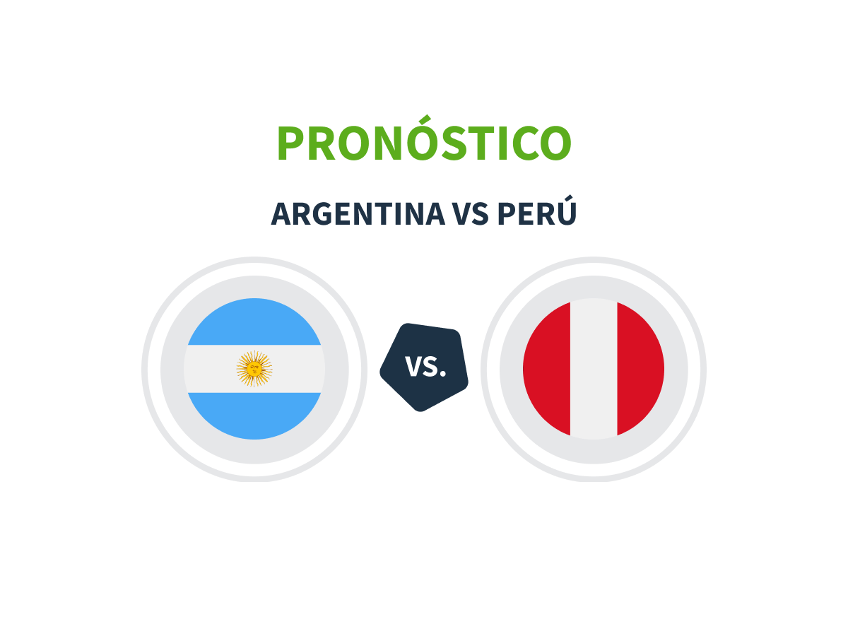 Imagen destacada pronóstico de apuestas entre las selecciones de Argentina y Perú