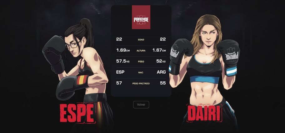 Imagen pelea Espe vs Dairi - Parense de Manos 3