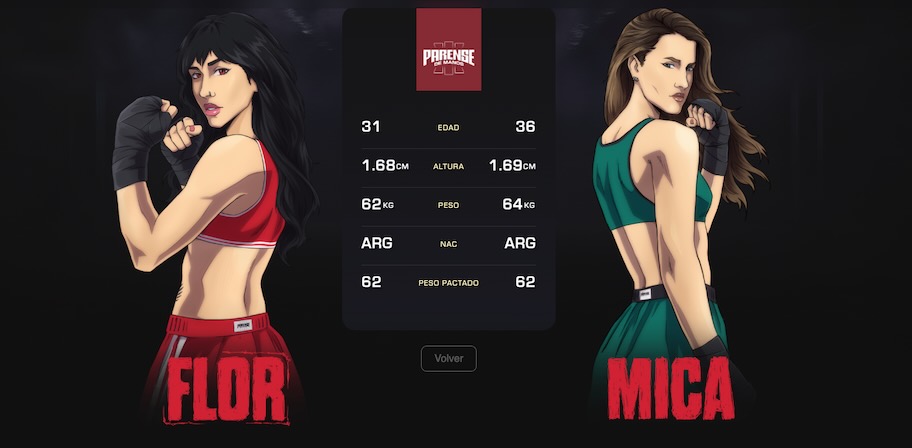 Imagen pelea Flor Vigna Mernuel vs Mica - Parense de Manos 3