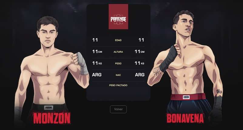 Imagen pelea Agustín Monzón vs Franco Bonavena - Parense de Manos 3