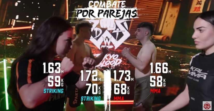 Imagen pelea 2vs2 Mixto - Apuestas DWT4