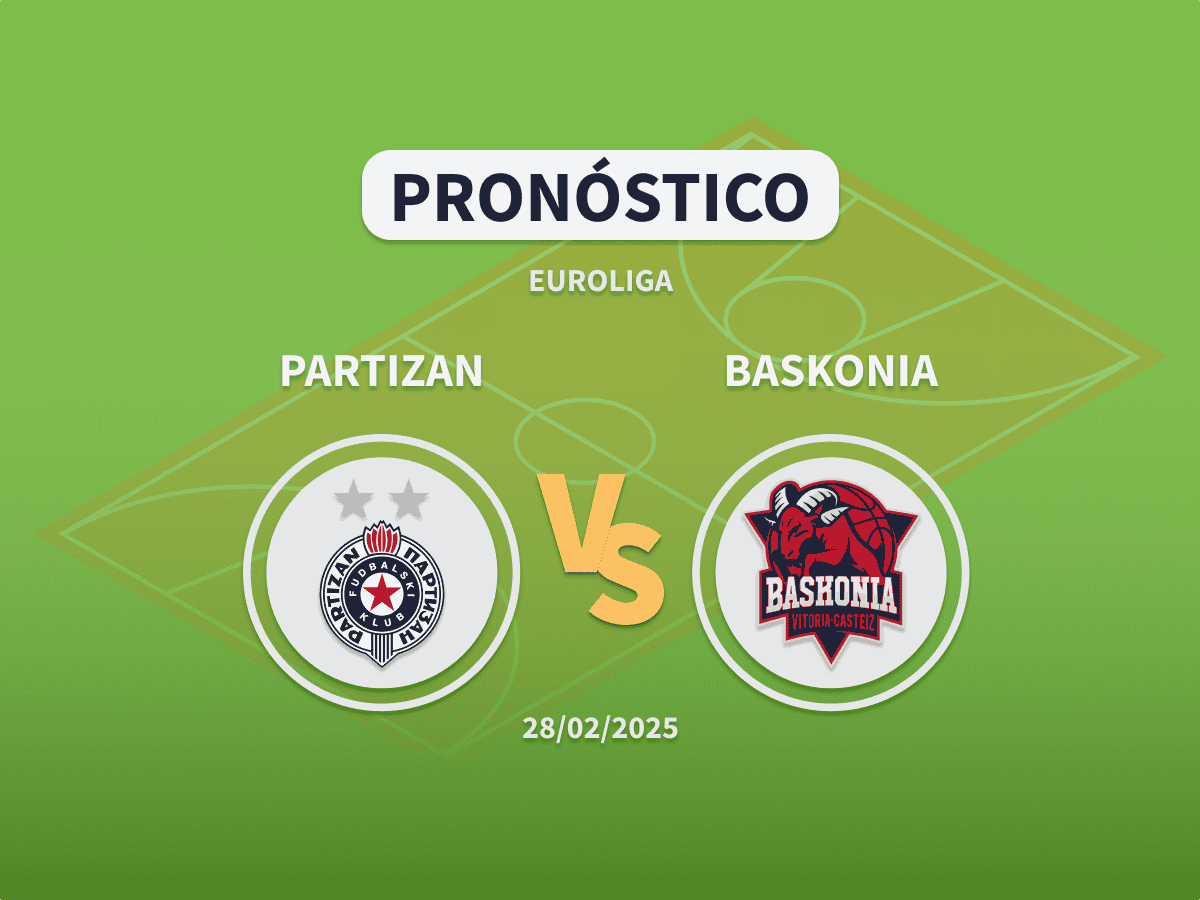 Imagen destacada del pronóstico al Partizan de Belgrado vs Baskonia de la Euroliga de baloncesto