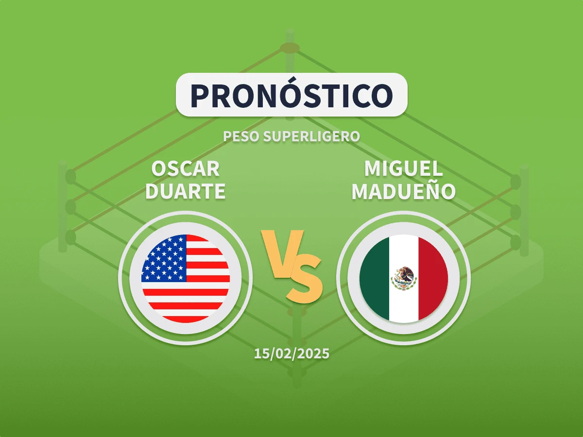 Pronóstico Oscar Duarte vs Miguel Madueño (16/02/2025)