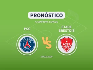 Imagen destacada pronóstico de apuestas al PSG vs Stade Brestois del playoff eliminatorio de Champions League 2024-2025