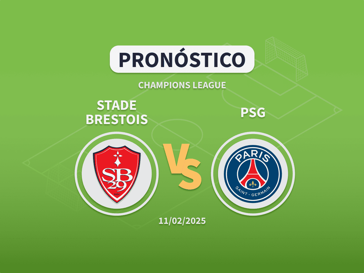 Imagen destacada pronóstico de apuestas al Stade Brestois vs PSG del playoff eliminatorio de Champions League 2024-2025