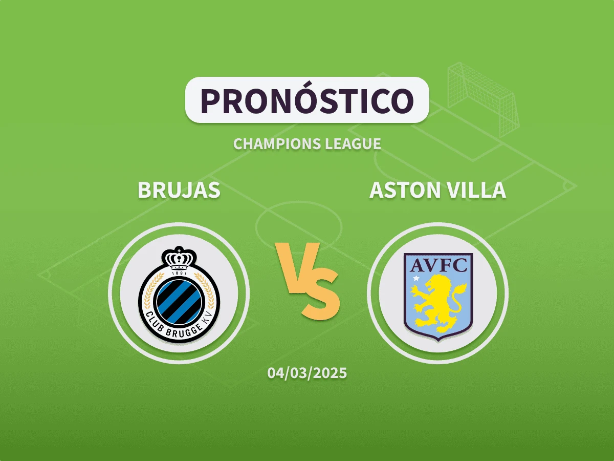 Pronóstico Brujas vs Aston Villa (04/03/2025)