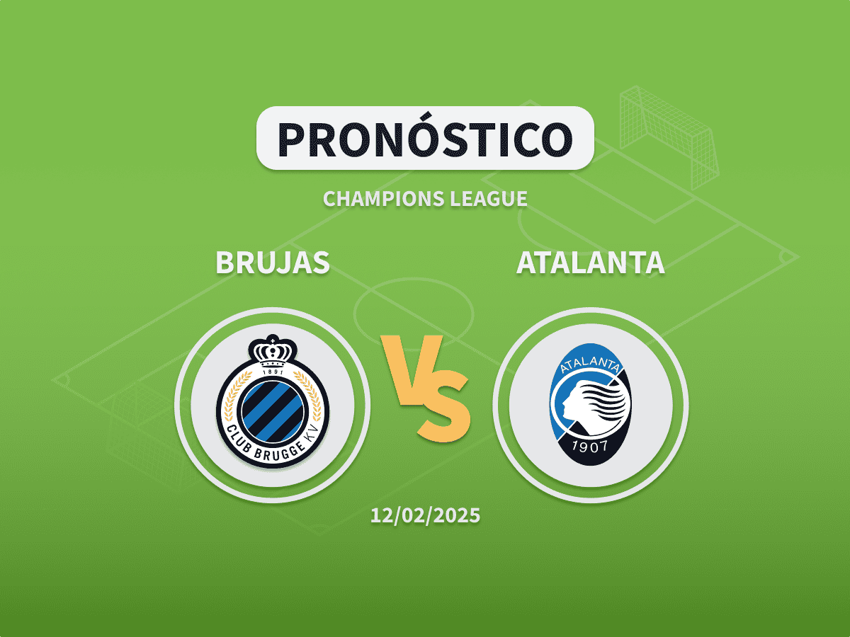 Imagen destacada pronóstico de apuestas al Brujas vs Atalanta del playoff eliminatorio de Champions League 2024-2025