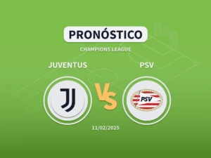 Imagen destacada pronóstico de apuestas al Juventus vs PSV del playoff eliminatorio de Champions League 2024-2025
