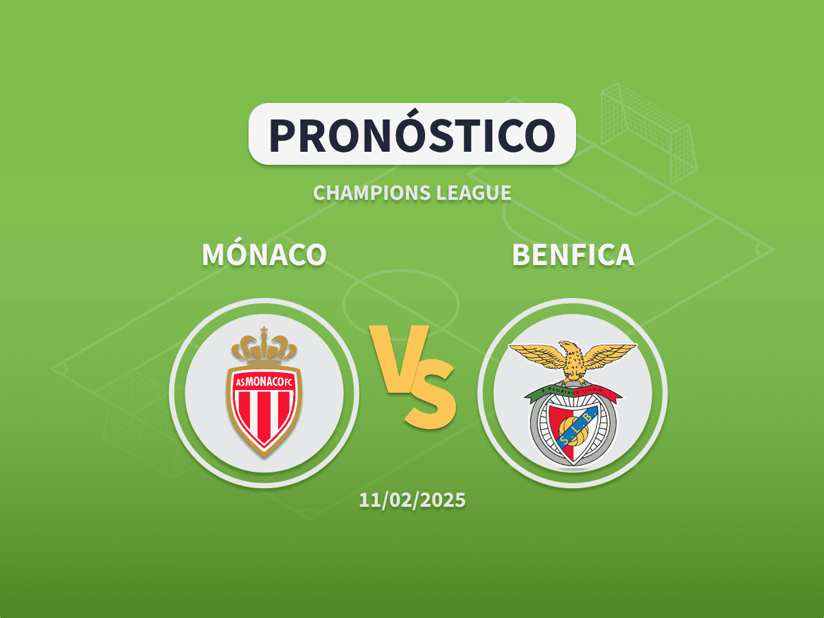 Imagen destacada pronóstico de apuestas al Mónaco vs Benfica del playoff eliminatorio de Champions League 2024-2025