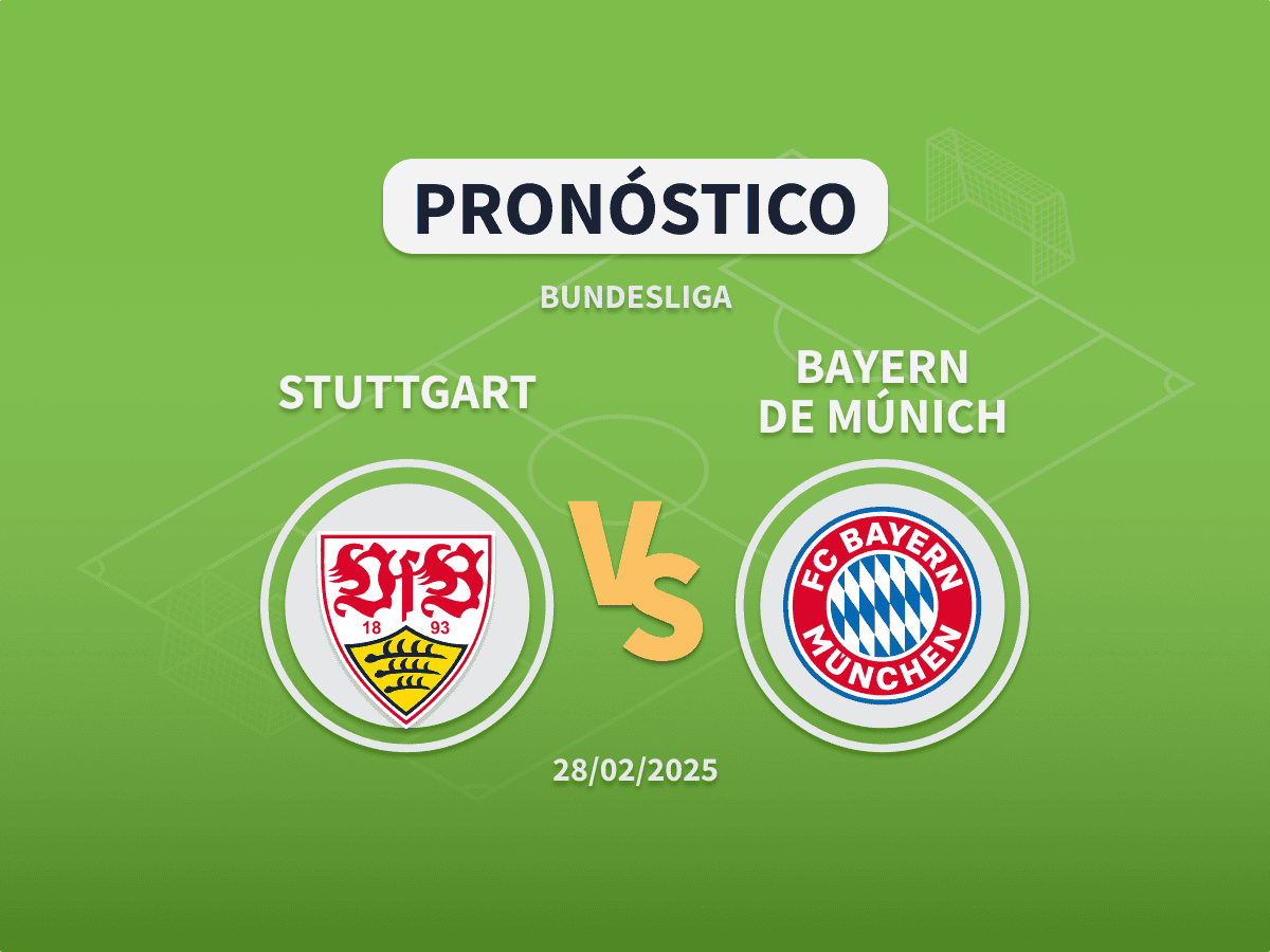 Imagen destacada pronóstico de apuestas entre el Stuttgart y el Bayern de Múnich de Bundesliga