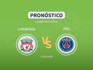 Imagen destacada pronóstico de apuestas entre el Liverpool y el PSG de Octavos de Champions League