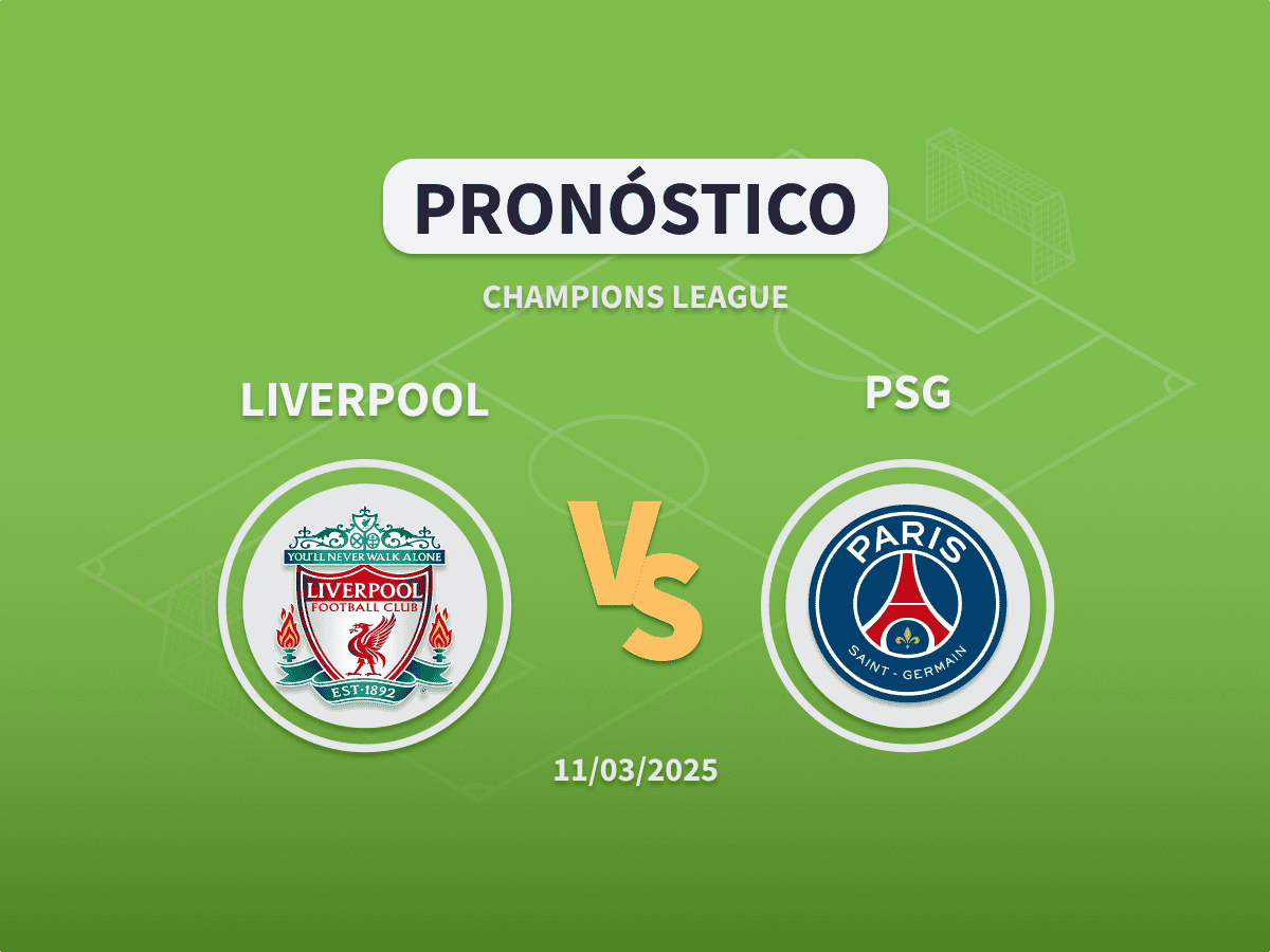 Imagen destacada pronóstico de apuestas entre el Liverpool y el PSG de Octavos de Champions League