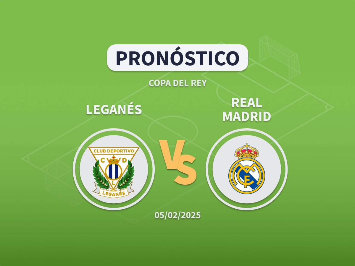 Imagen destacada pronóstico Leganés Real Madrid Copa del Rey