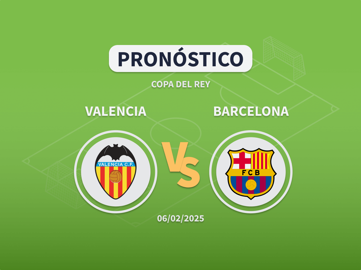 Imagen destacada pronóstico Valencia Barcelona Copa del Rey