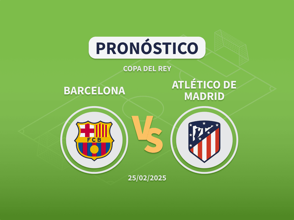 Imagen destacada pronóstico de apuestas entre el Barcelona y el Atlético de Madrid de Copa del Rey