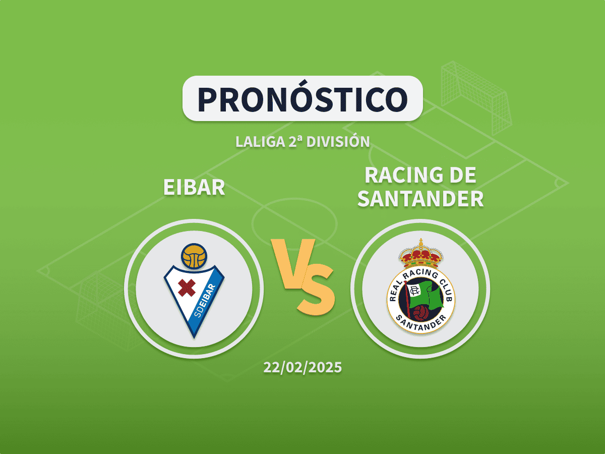 Imagen destacada pronóstico de apuestas entre el Eibar y el Racing de Santander de Segunda División de LaLiga