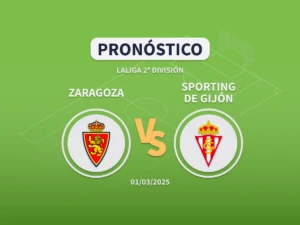 Imagen destacada pronóstico de apuestas entre el Zaragoza y el Sporting de Gijón de LaLiga Hypermotion - Segunda División