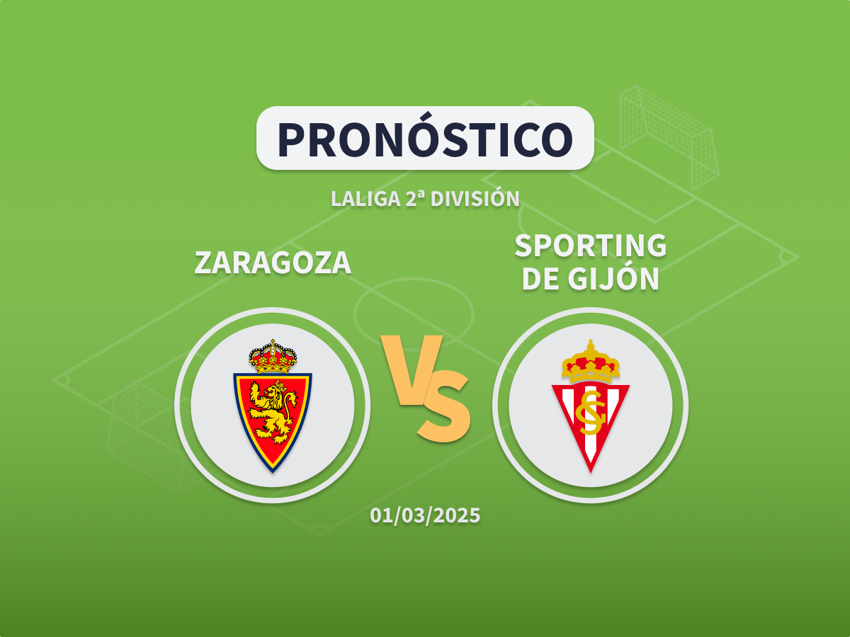 Imagen destacada pronóstico de apuestas entre el Zaragoza y el Sporting de Gijón de LaLiga Hypermotion - Segunda División