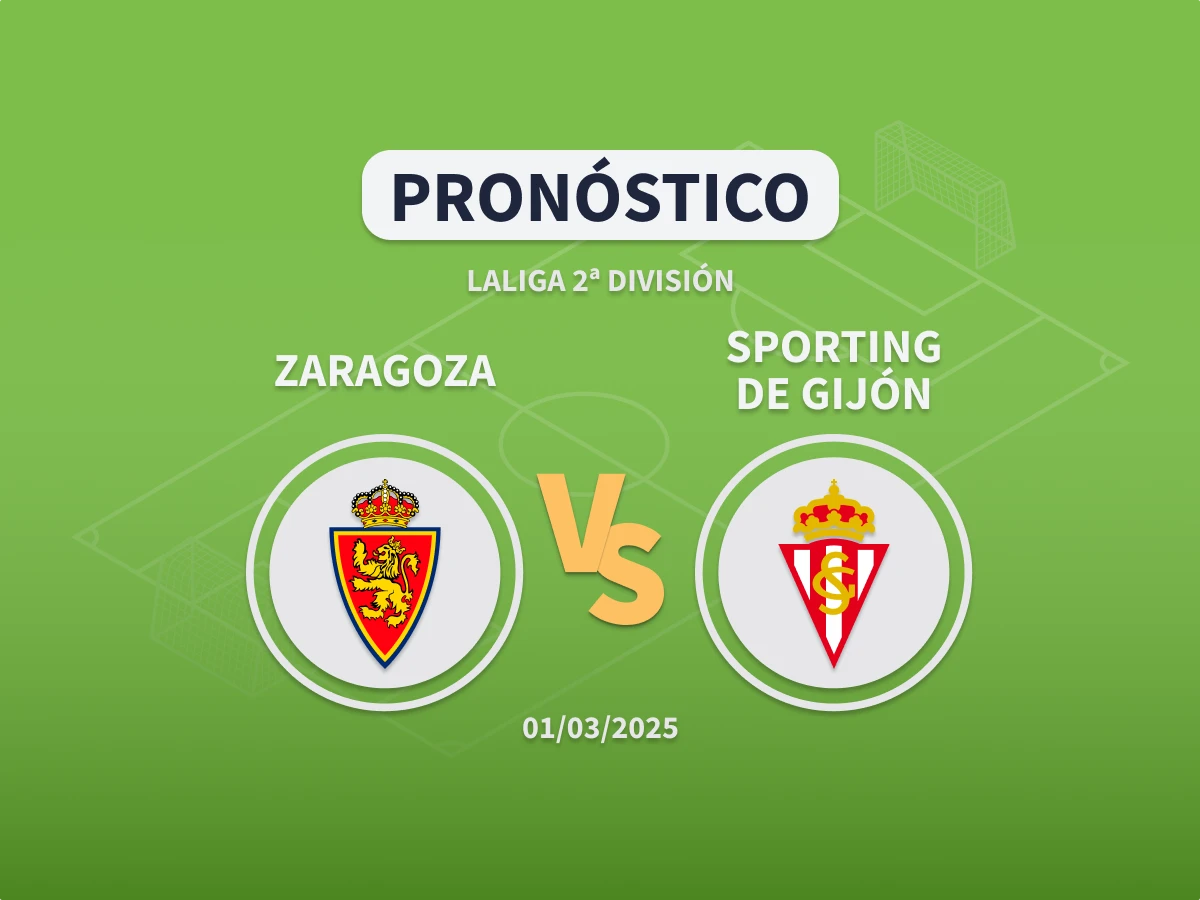 Pronóstico Zaragoza vs Sporting de Gijón (01/03/2025)