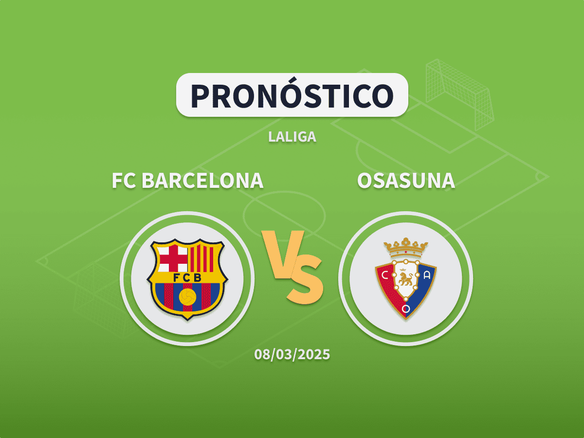 Imagen destacada pronóstico de apuestas entre el FC Barcelona y Osasuna de LaLiga