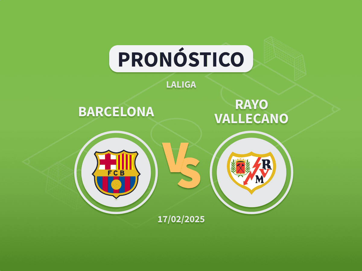 Imagen destacada pronóstico de apuestas entre el Barcelona y el Rayo Vallecano