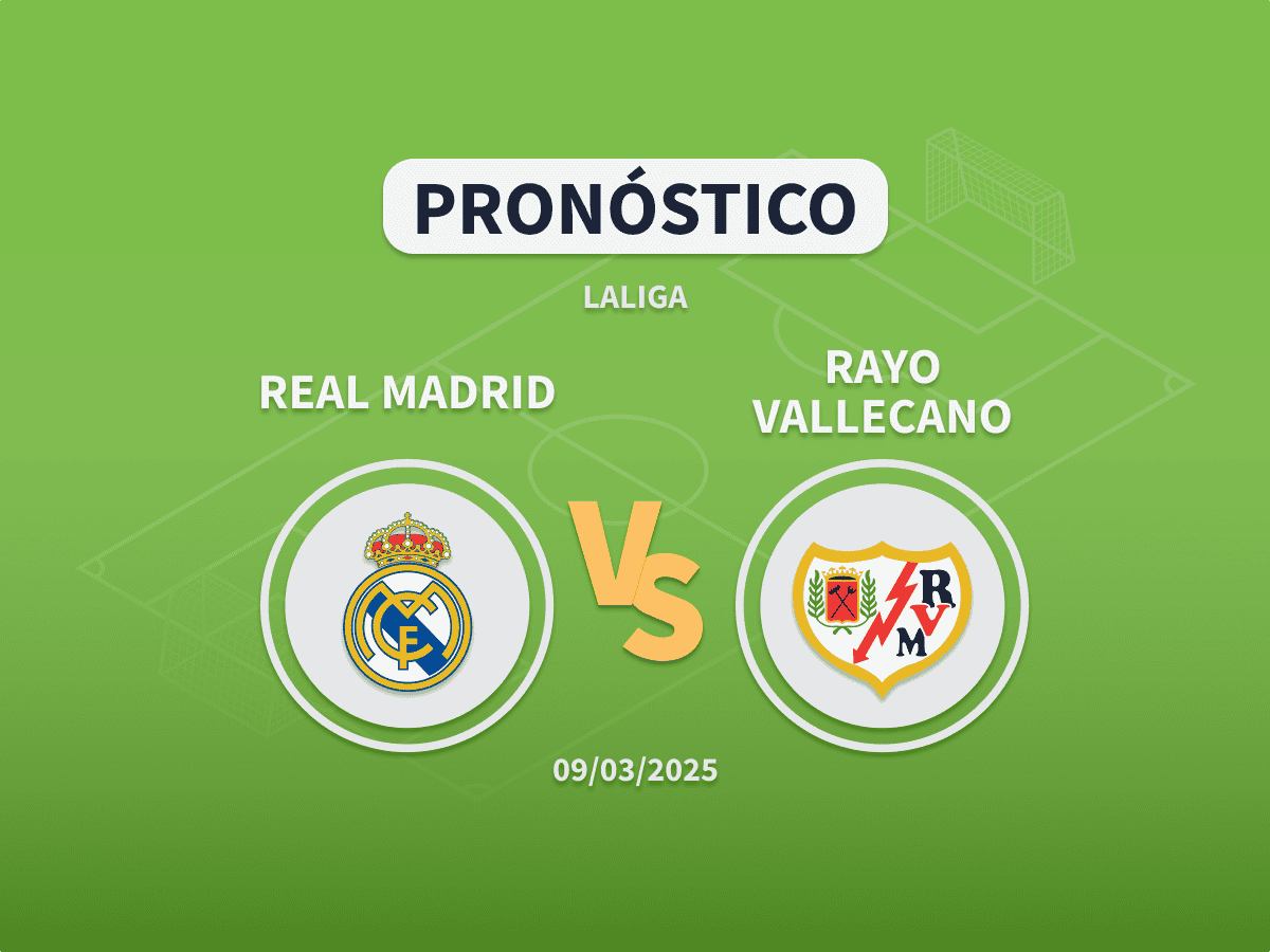 Imagen destacada pronóstico de apuestas entre el Real Madrid y el Rayo Vallecano de LaLiga