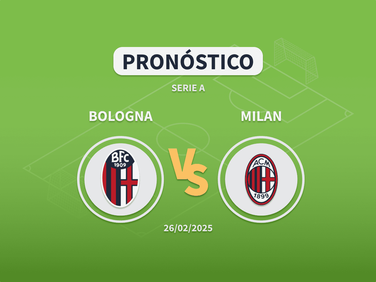Imagen destacada pronóstico de apuestas entre el Bologna y el Milan de Serie A