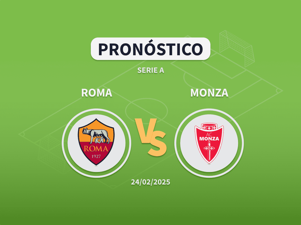 Imagen destacada pronóstico de apuestas entre la Roma y el Monza de Serie A