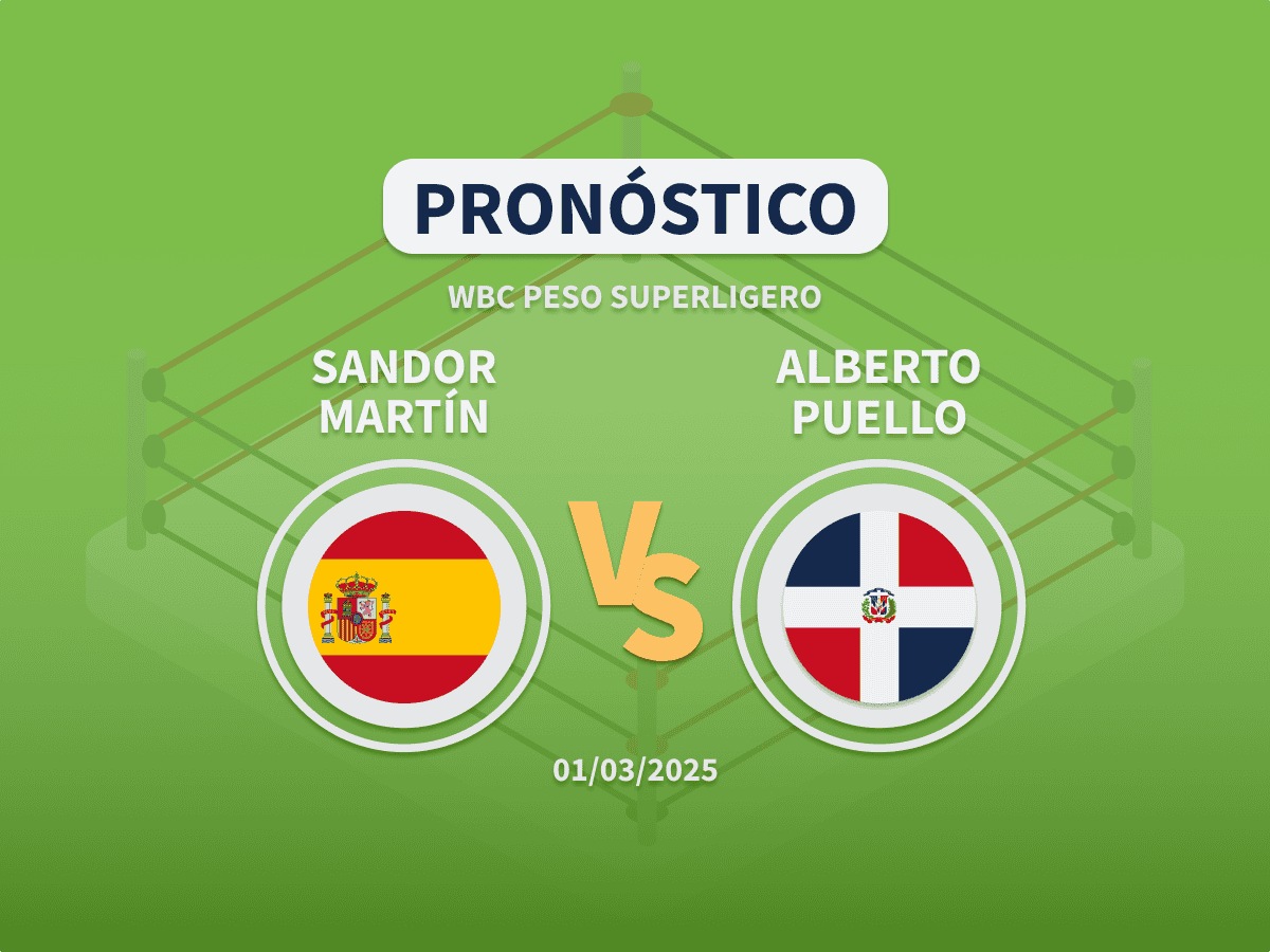 Imagen destacada pronóstico de apuestas de boxeo al combate entre Sandor Matin vs Alberto Puello