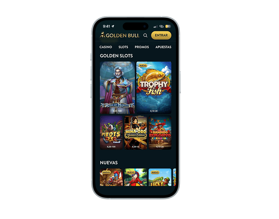 golden bull casino vista previa movil 2