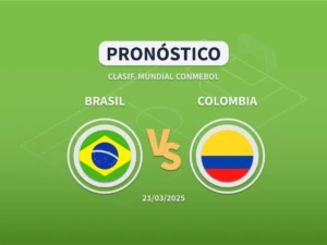 Imagen destacada pronóstico de apuestas entre Brasil y Colombia de la Clasificación al Mundial 2026 de la CONMEBOL