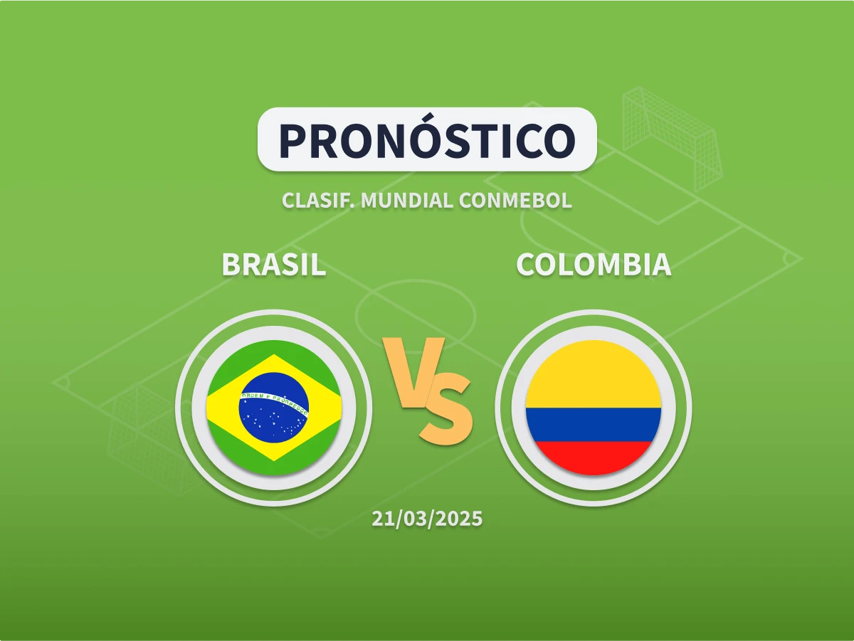 Pronóstico Brasil vs Colombia (21/03/2025)