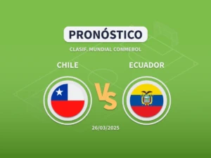 Imagen destacada pronóstico de apuestas entre Chile y Ecuador de la Clasificación al Mundial 2026 de la CONMEBOL