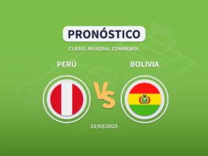 Imagen destacada pronóstico de apuestas entre Perú y Bolivia de la Clasificación al Mundial 2026 de la CONMEBOL