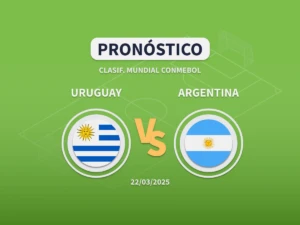 Imagen destacada pronóstico de apuestas entre Uruguay y Argentina de la Clasificación al Mundial 2026 de la CONMEBOL
