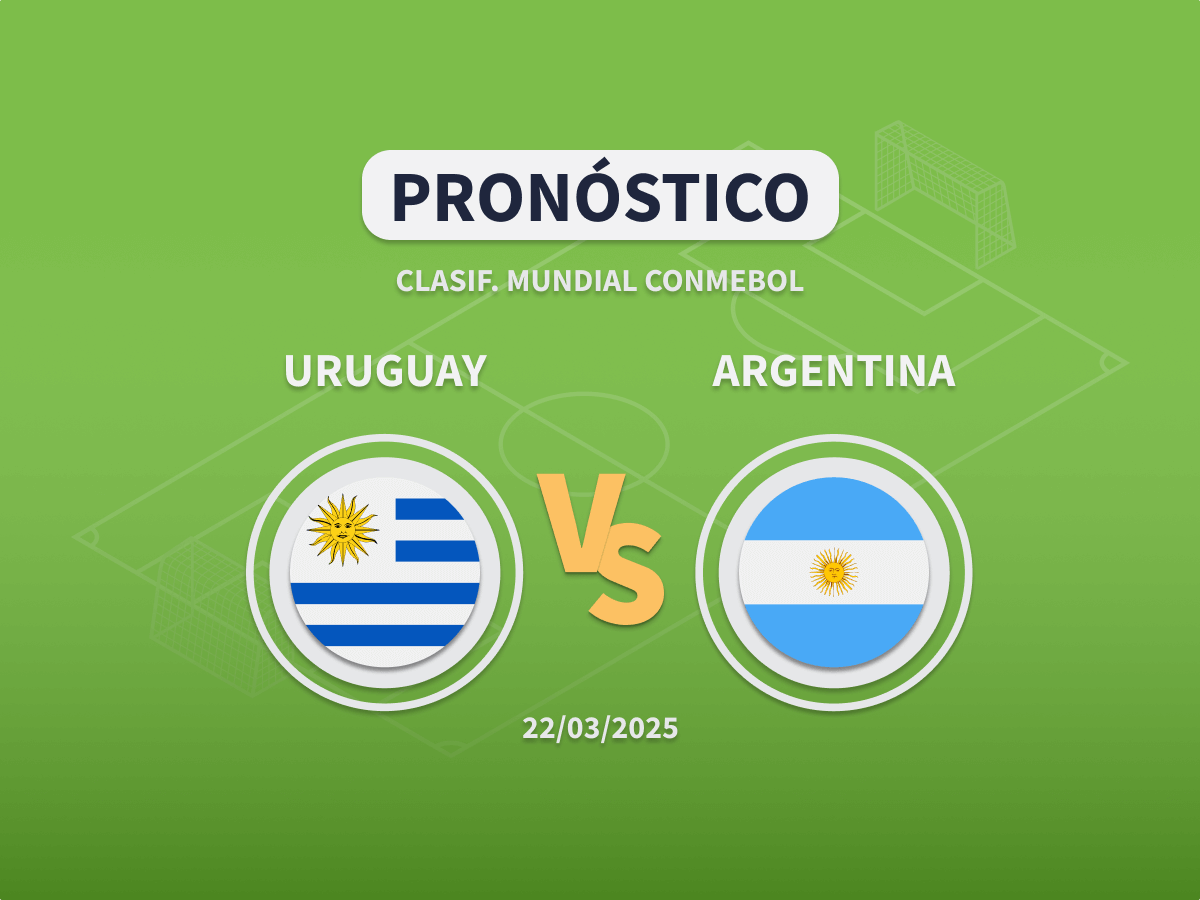 Imagen destacada pronóstico de apuestas entre Uruguay y Argentina de la Clasificación al Mundial 2026 de la CONMEBOL