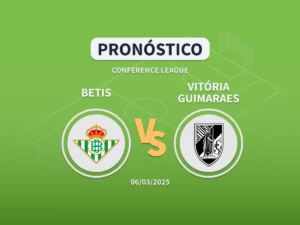 Imagen destacada pronóstico de apuestas entre el Betis y el Vitoria de Guimaraes de Octavos de Conference League