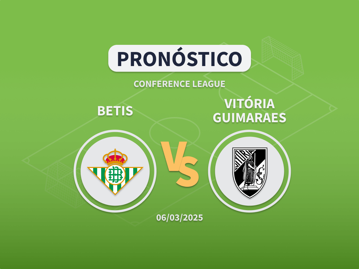 Imagen destacada pronóstico de apuestas entre el Betis y el Vitoria de Guimaraes de Octavos de Conference League