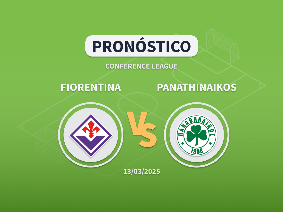Imagen destacada pronóstico de apuestas entre la Fiorentina y el Panathinaikos de Octavos de Conference League
