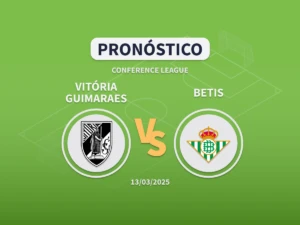 Imagen destacada pronóstico de apuestas entre el Vitoria Guimaraes y el Betis de Octavos de Conference League