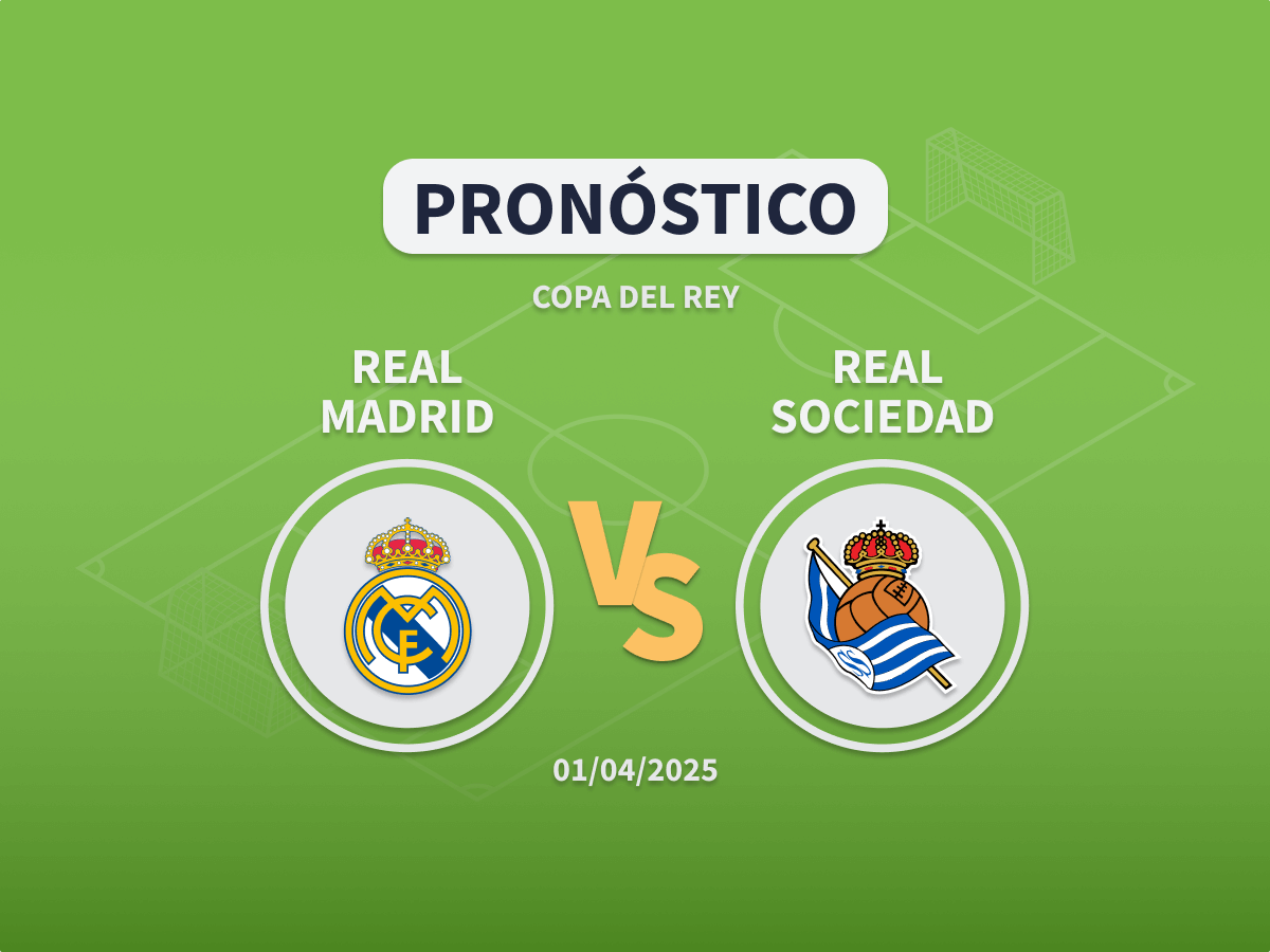 Imagen destacada pronóstico de apuestas entre el Real Madrid y la Real Sociedad de Copa del Rey
