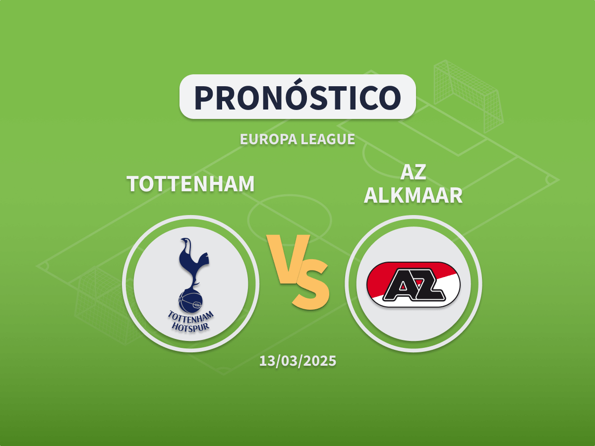 Imagen destacada pronóstico de apuestas entre el Tottenham y el AZ Alkmaar de Octavos de Europa League