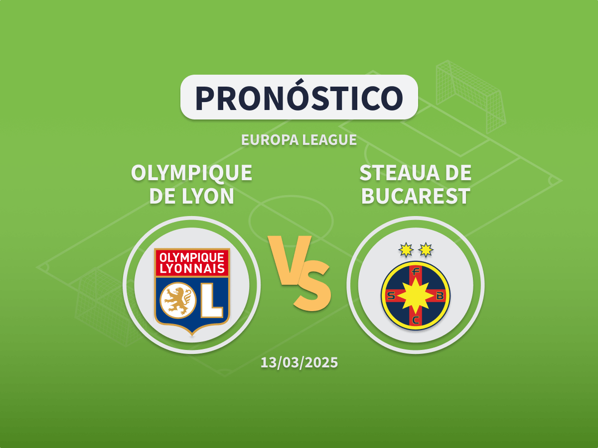 Imagen destacada pronóstico de apuestas entre el Oympique Lyon y el Steaua de Bucarest de Octavos de Europa League