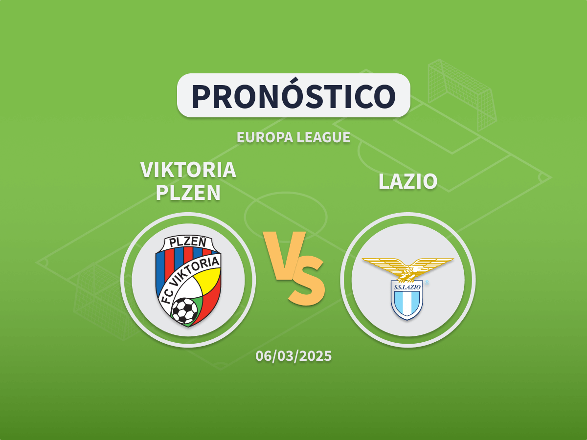 Imagen destacada pronóstico de apuestas entre el Viktoria Plzen y la Lazio de Octavos de Europa League
