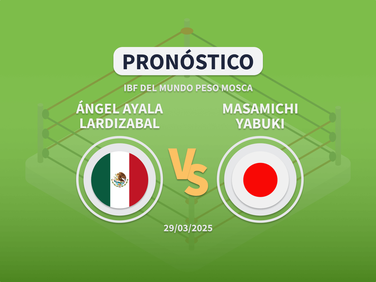 Imagen destacada pronóstico de apuestas de boxeo al combate entre Ángel Ayala Lardizabal vs Masamichi Yabuki