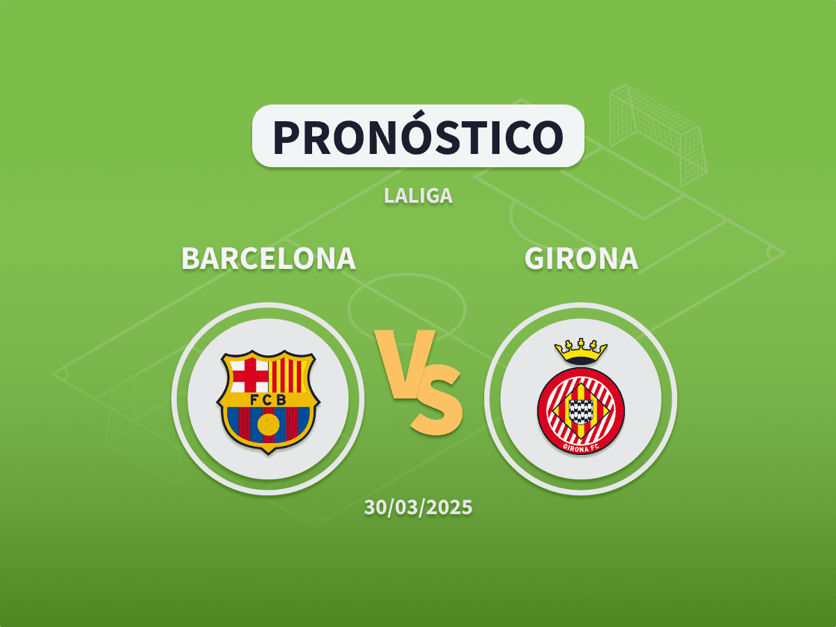 Imagen destacada pronóstico de apuestas entre el Barcelona y el Girona de LaLiga