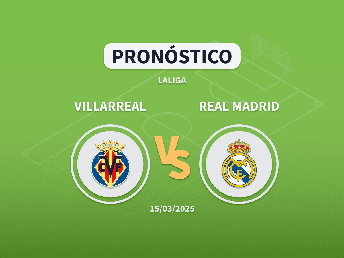 Imagen destacada pronóstico de apuestas entre el Villarreal y el Real Madrid de LaLiga