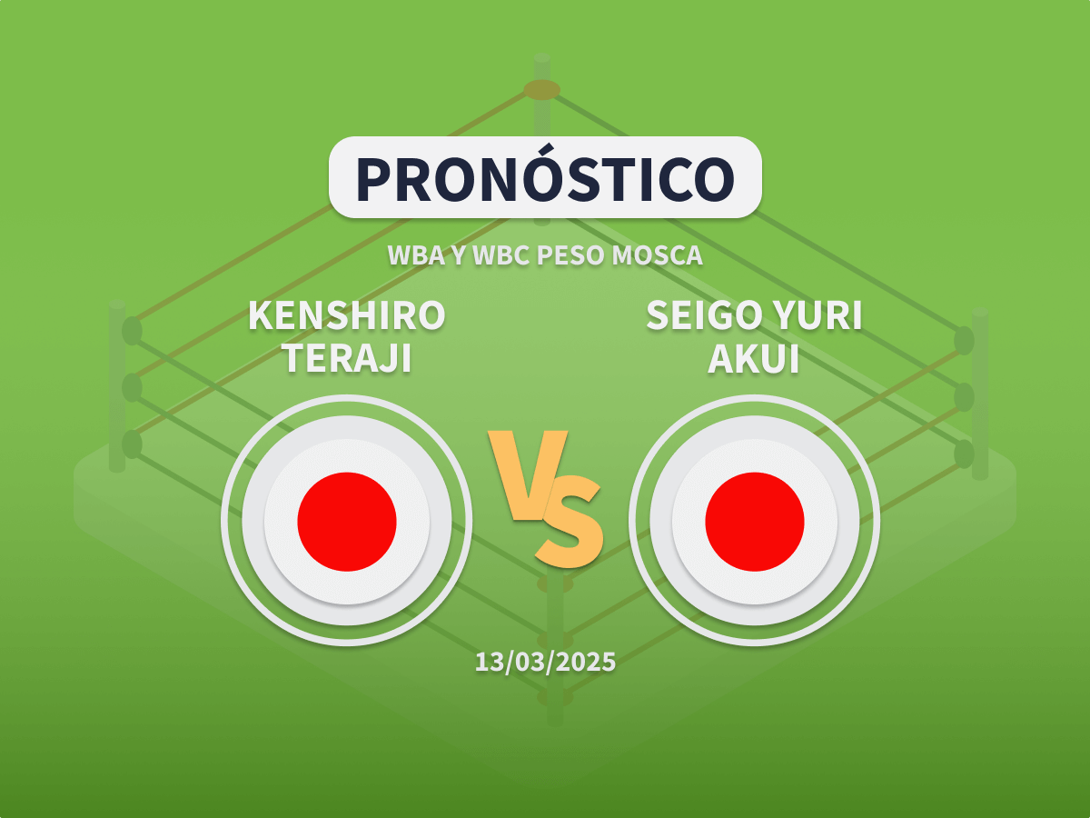Imagen destacada pronóstico de apuestas al combate de boxeo Kenshiro Teraji vs Seigo Yuri Akui