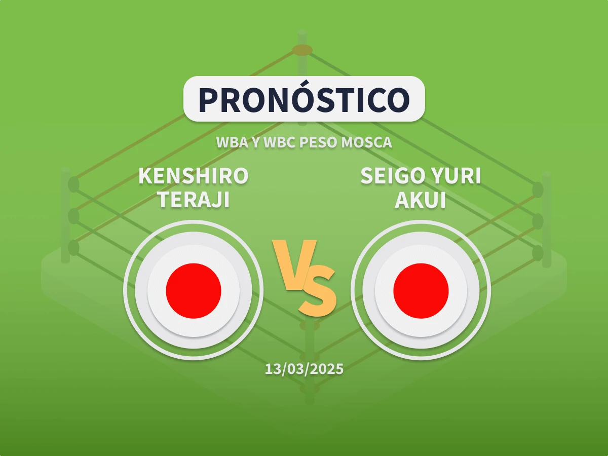Pronóstico Kenshiro Teraji vs Seigo Yuri Akui (13/03/2025)