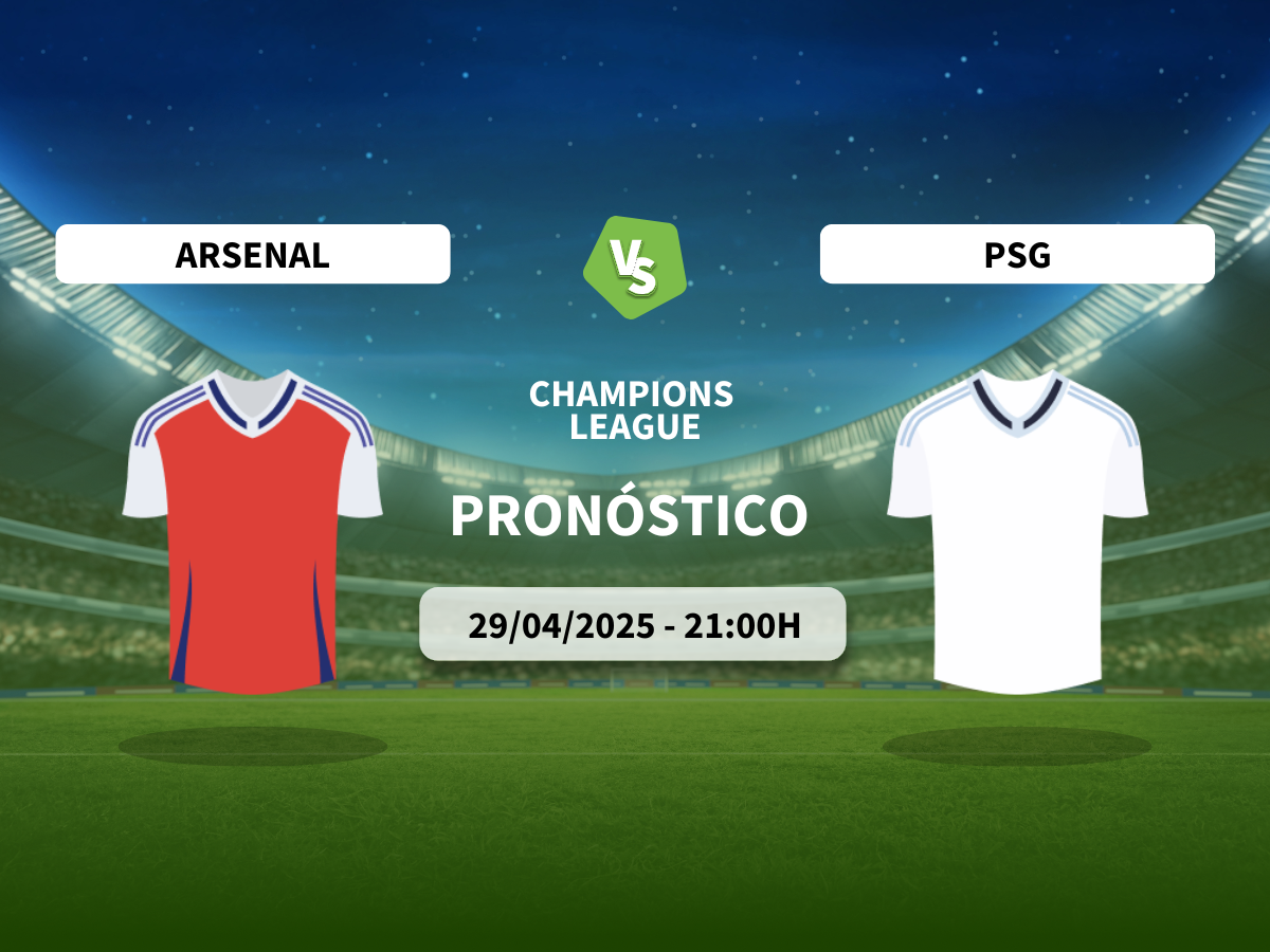 Pronóstico Arsenal vs PSG (29/04/2025)